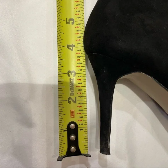 Betsey Johnson Estelle Black Embroidered Flower Boots Heels Size 8.5 Whimsigoth - Picture 13 of 13